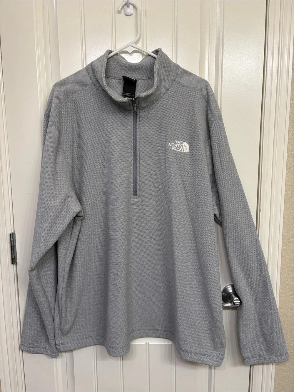 The North Face Mens Waffle Knit Half‎ Zip pullover sweater, XXL